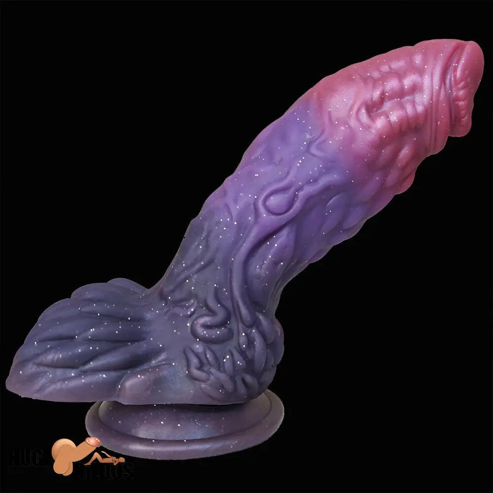 7.67in Realistic Silicone Soft Dragon Women Male Dildo With Suction Cup