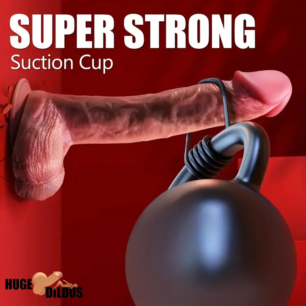9.05in Realistic Silicone Soft Unisex Big Dildo For Anal Clit Masturbator