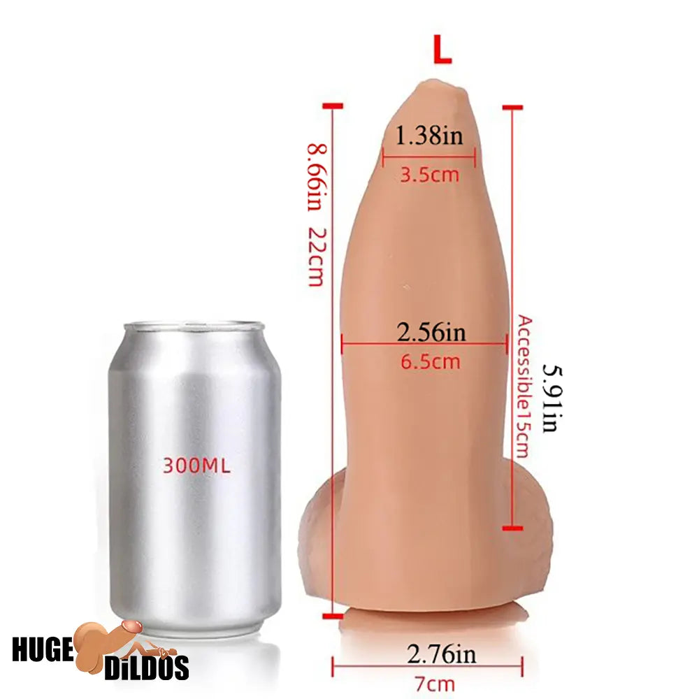 5.9in 7.09in 8.66in 9.45in 11.02in Silicone Big Thick Wide Dildo For Women
