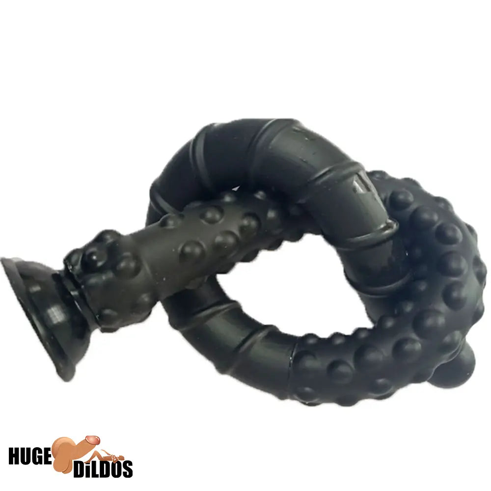 27.56in Silicone Soft Huge Long Spiked Spiral Rebar Dildo Oversized Butt Plug