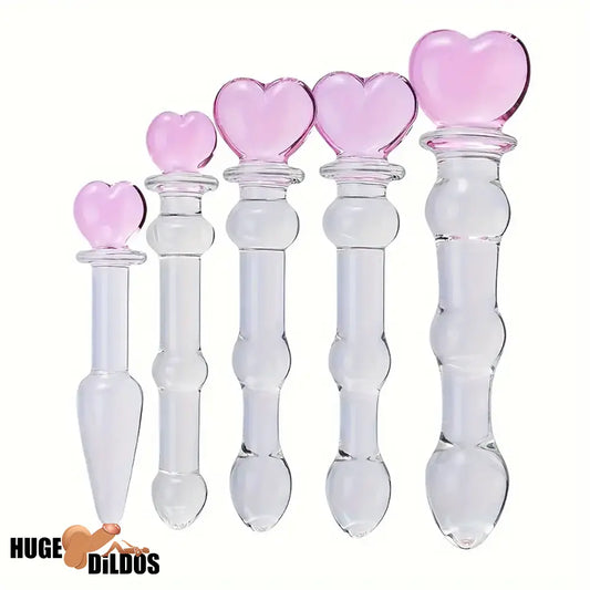 5.1in 6.5in 7.7in 7.9in Glass Crystal Durable Dildo For Female Sex Pleasure