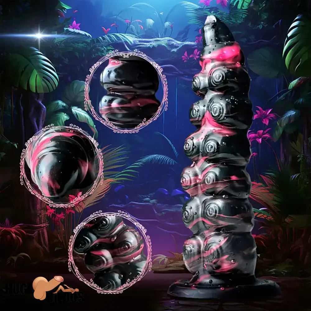 8.7in Monster Octopus Tentacle Big Silicone Soft Flexible Dildo For Couples