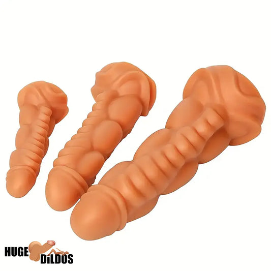 5.91in 8.66in 10.55in Unisex Silicone Fantasy Big Ideal Soft Love Dildo