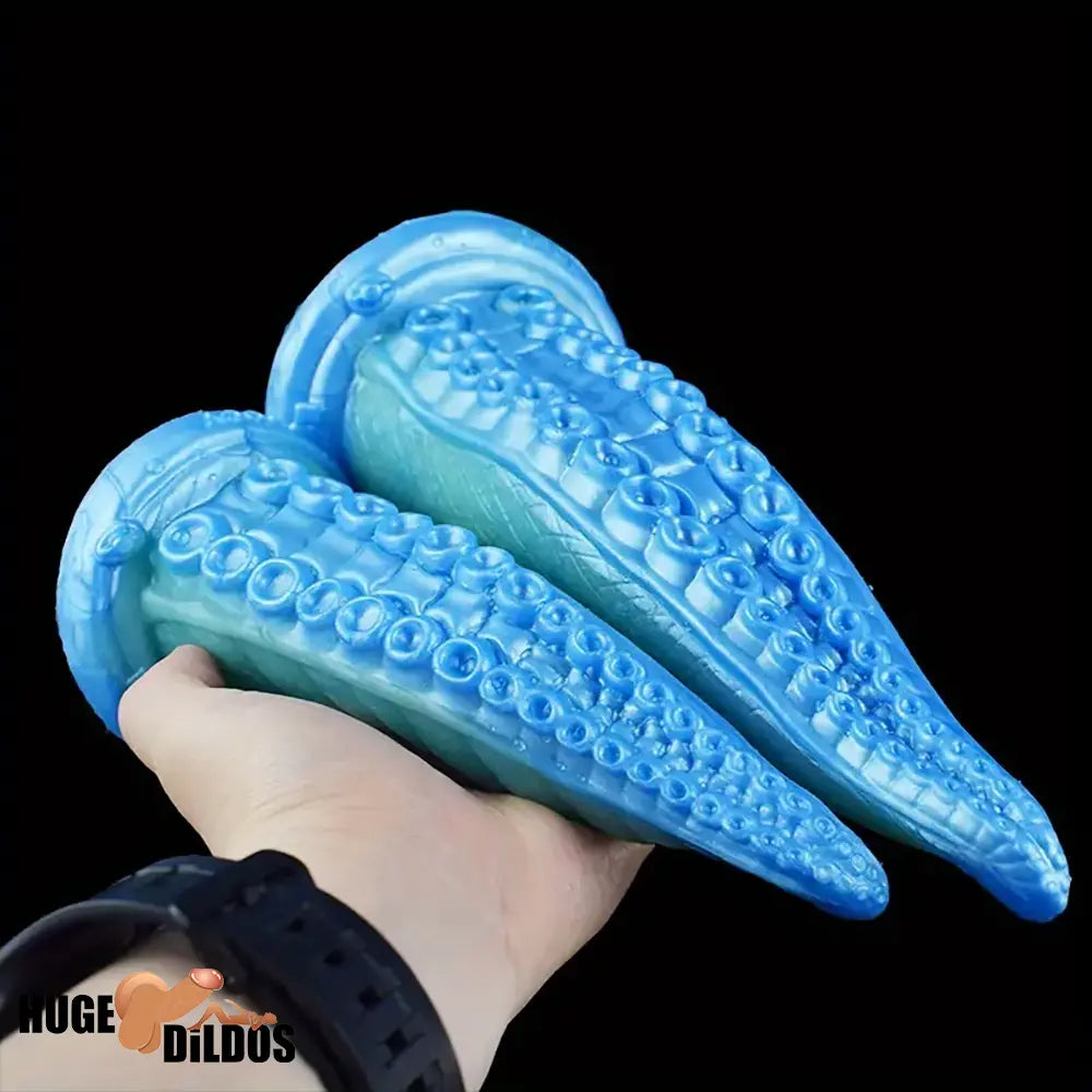 7.16in 9.05in Fantasy Monster Octopus Tentacle Silicone Flexible Soft Dildo