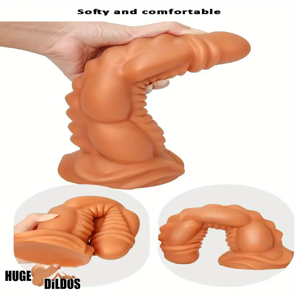 5.91in 8.66in 10.55in Unisex Silicone Fantasy Big Ideal Soft Love Dildo