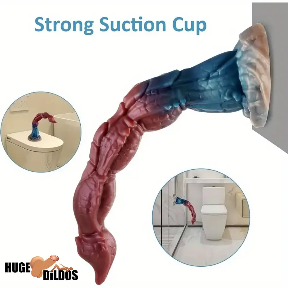 16.1in Big Long Cock Dragon Monster Silicone Dildo For Anus Vagina Sex