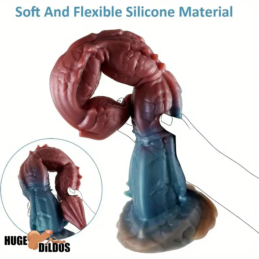 16.1in Big Long Cock Dragon Monster Silicone Dildo For Anus Vagina Sex