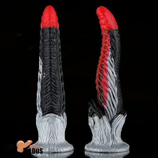7.09in Silicone Flexible Monster Fantasy Dildo For Handheld Couples Lesbian