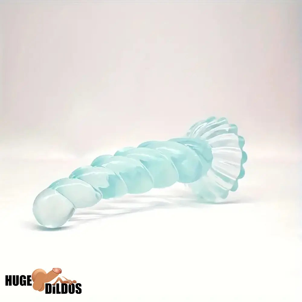 6.69in Real Fantasy Odd Twist Dildo For Women Vagina With Sucker Toy