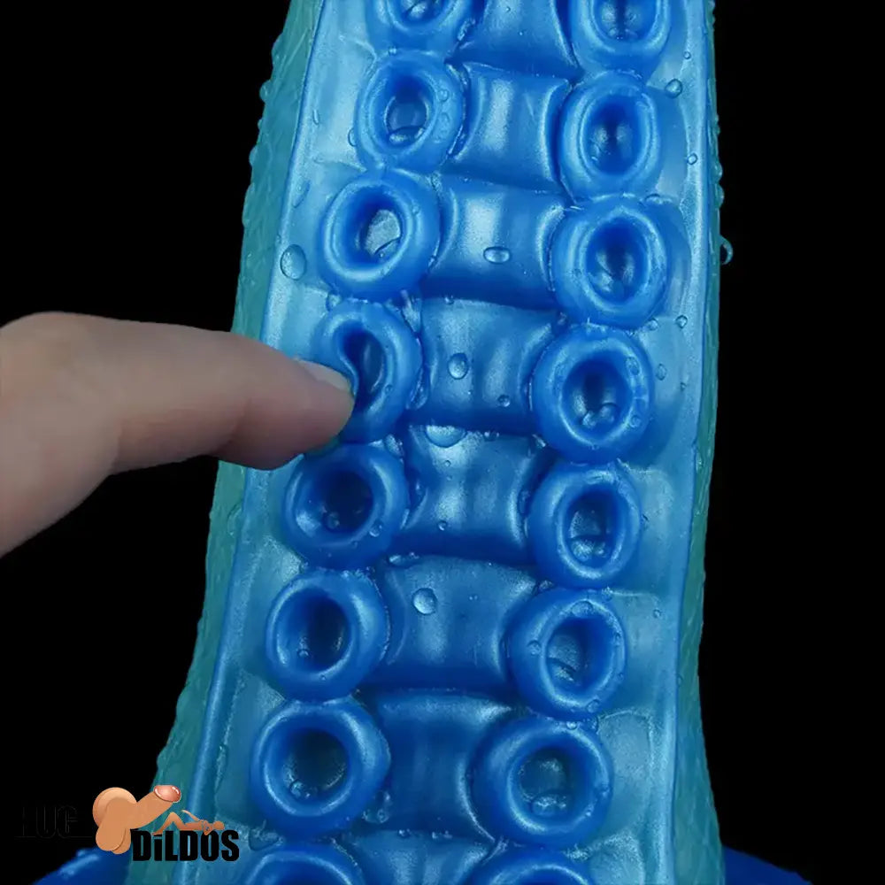 7.16in 9.05in Fantasy Monster Octopus Tentacle Silicone Flexible Soft Dildo