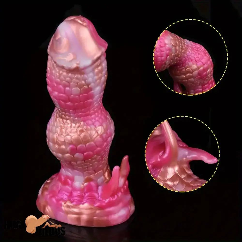 7.08in Fantasy Monster Dragon Silicone Soft Dildo Ideal For Couples Lesbian