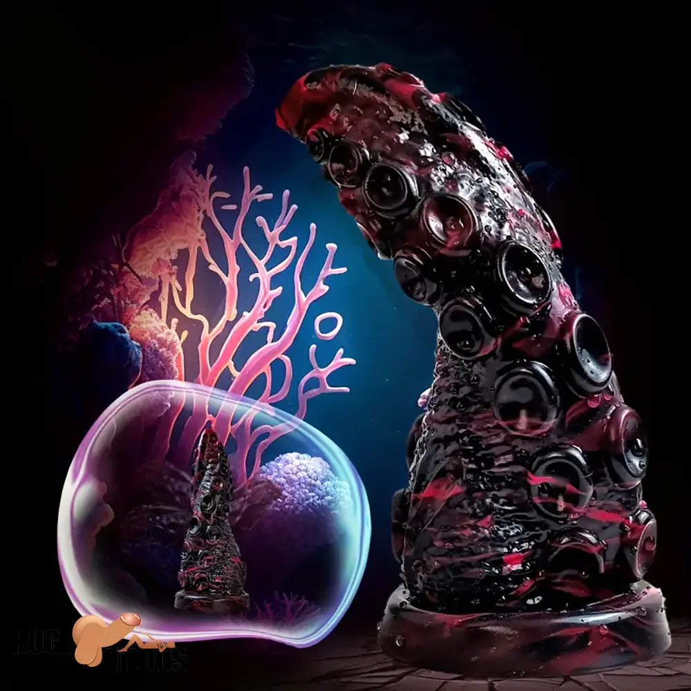 7.87in Fantasy Monster Octopus Tentacle Flexible Silicone Dildo For Couples