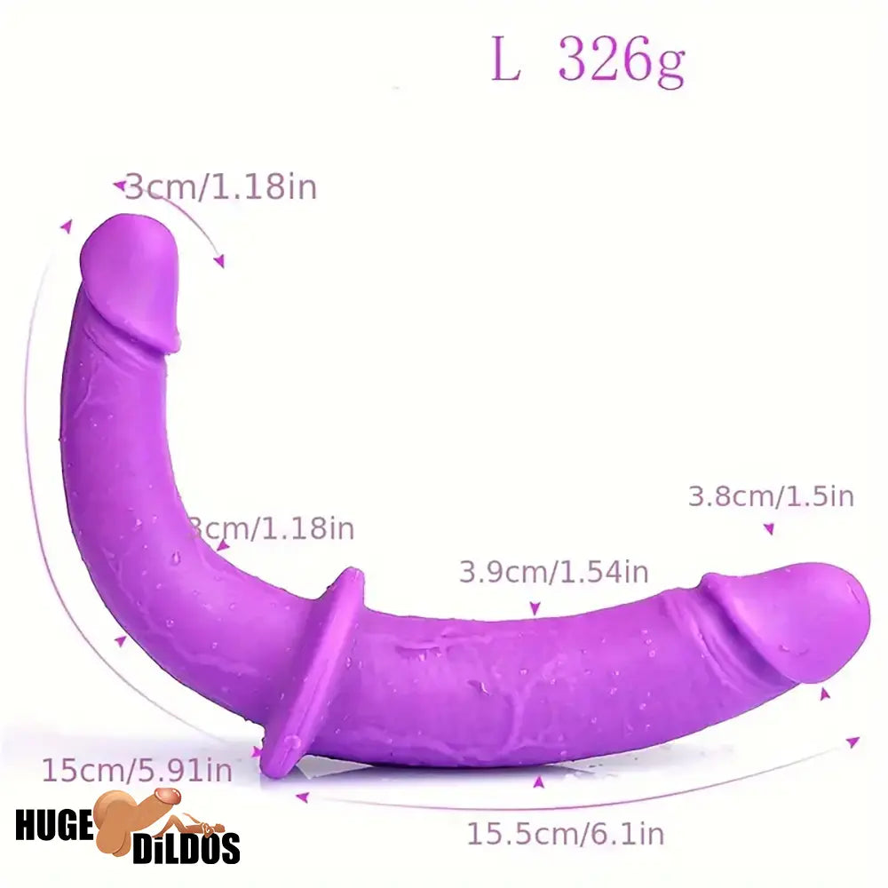 11.22in 12in Double-headed Big Dildo For Female Pleasure Adult Sex Love