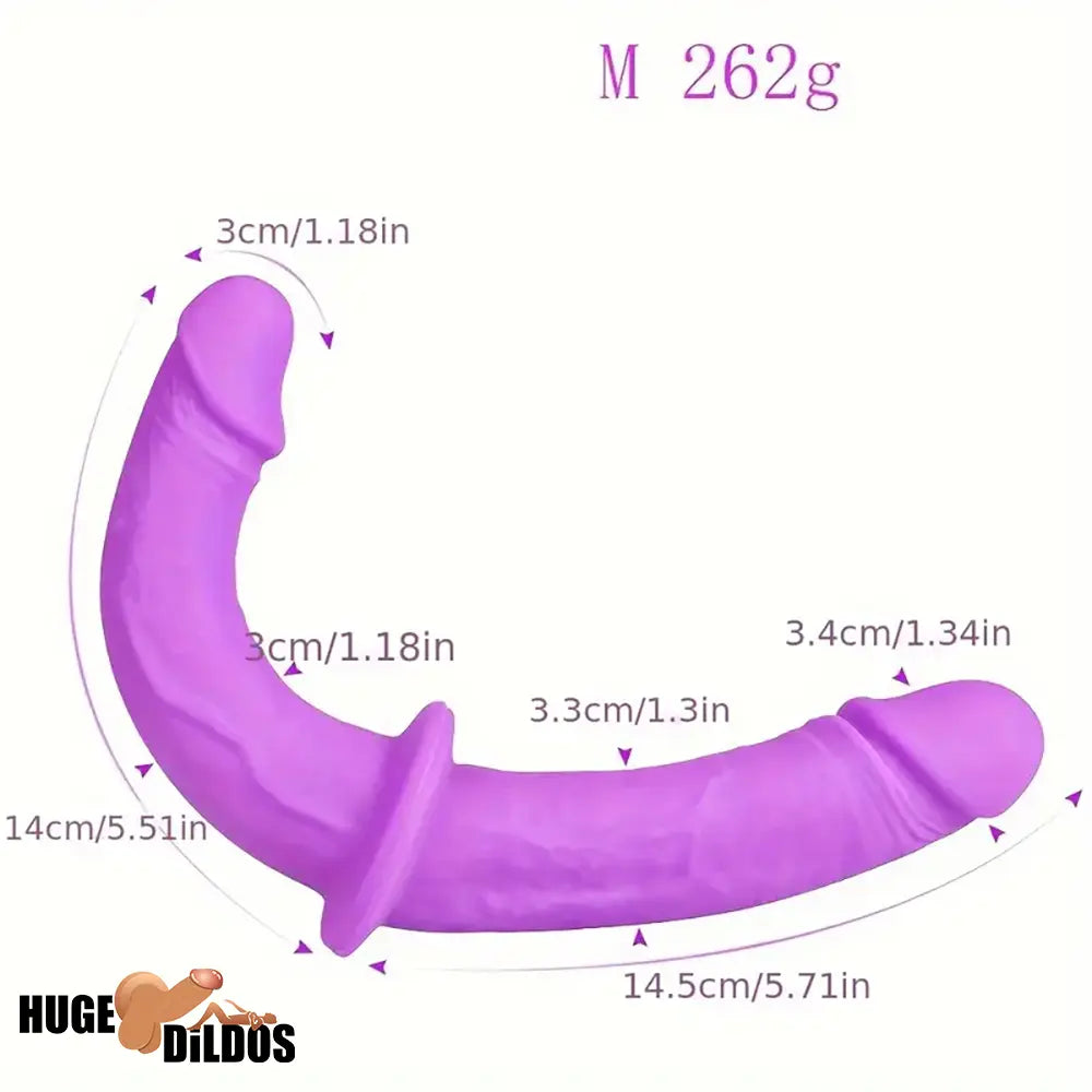 11.22in 12in Double-headed Big Dildo For Female Pleasure Adult Sex Love