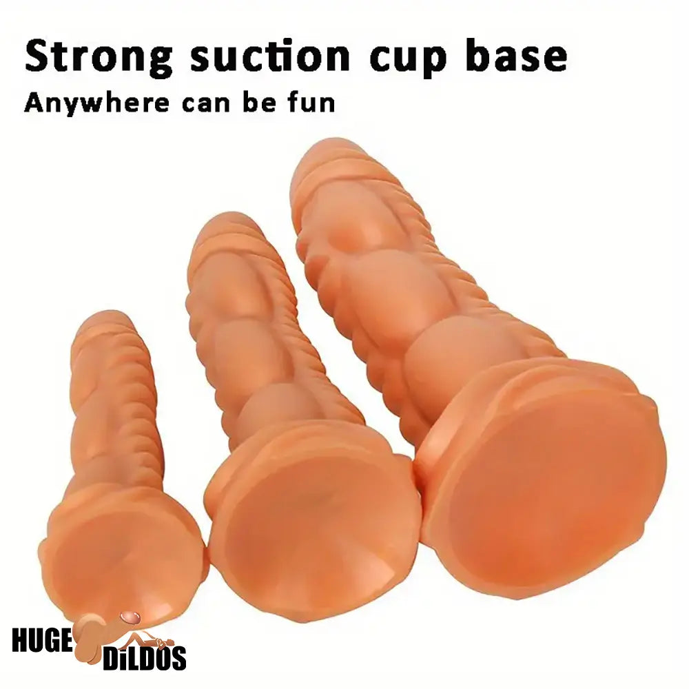 5.91in 8.66in 10.55in Unisex Silicone Fantasy Big Ideal Soft Love Dildo