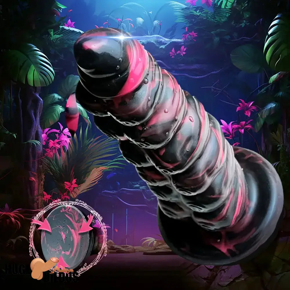 8.7in Monster Octopus Tentacle Big Silicone Soft Flexible Dildo For Couples