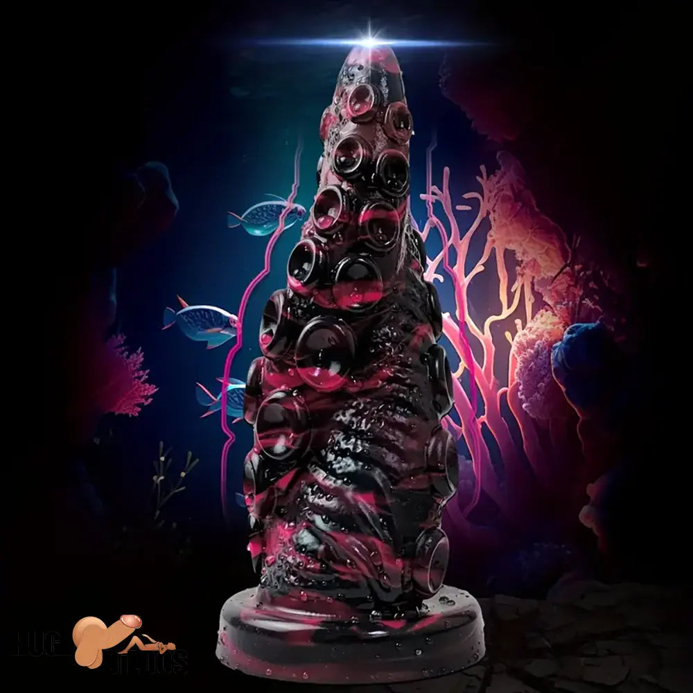7.87in Fantasy Monster Octopus Tentacle Flexible Silicone Dildo For Couples