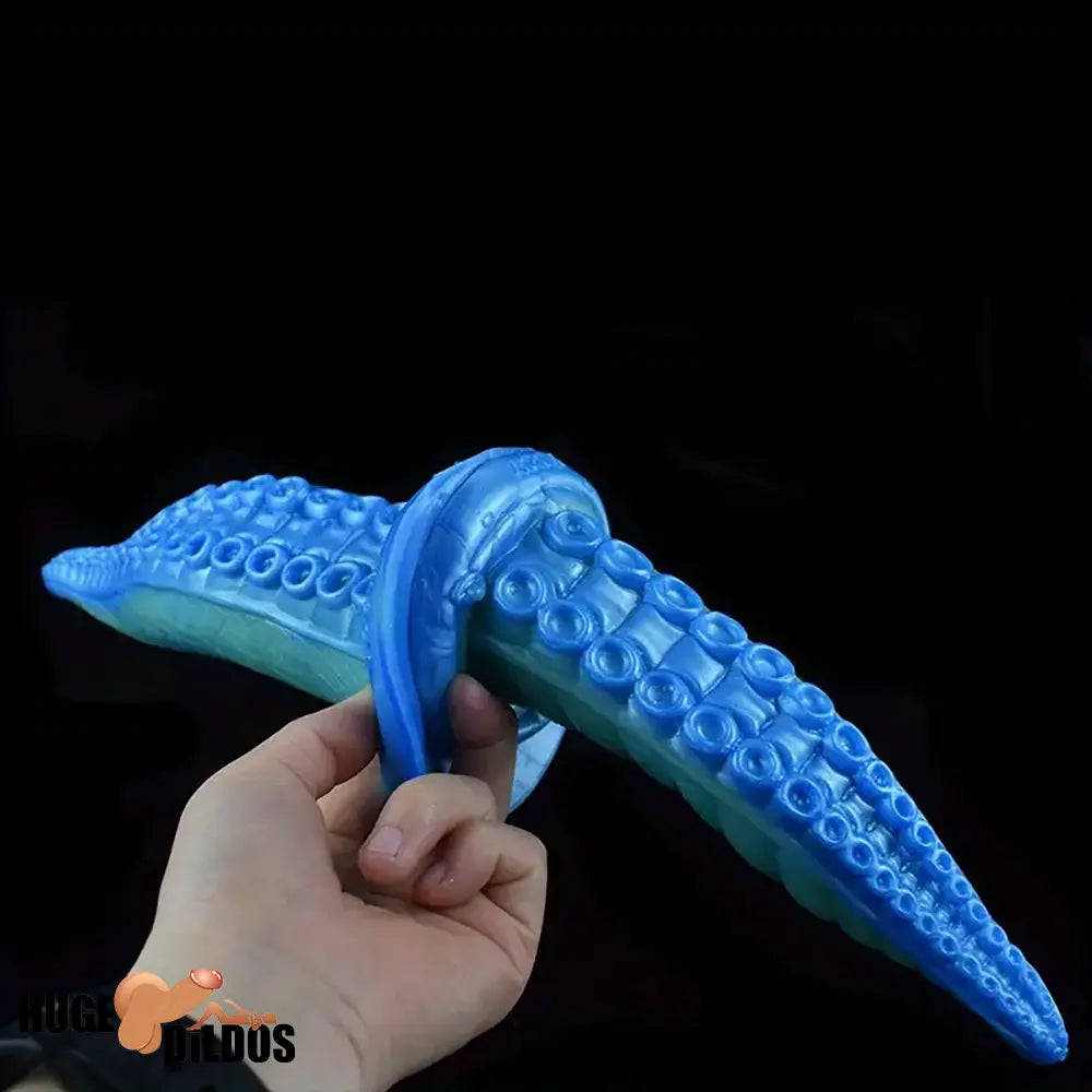 7.16in 9.05in Fantasy Monster Octopus Tentacle Silicone Flexible Soft Dildo
