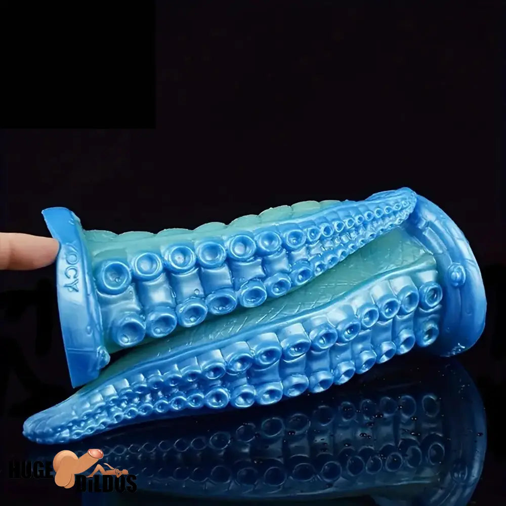7.16in 9.05in Fantasy Monster Octopus Tentacle Silicone Flexible Soft Dildo