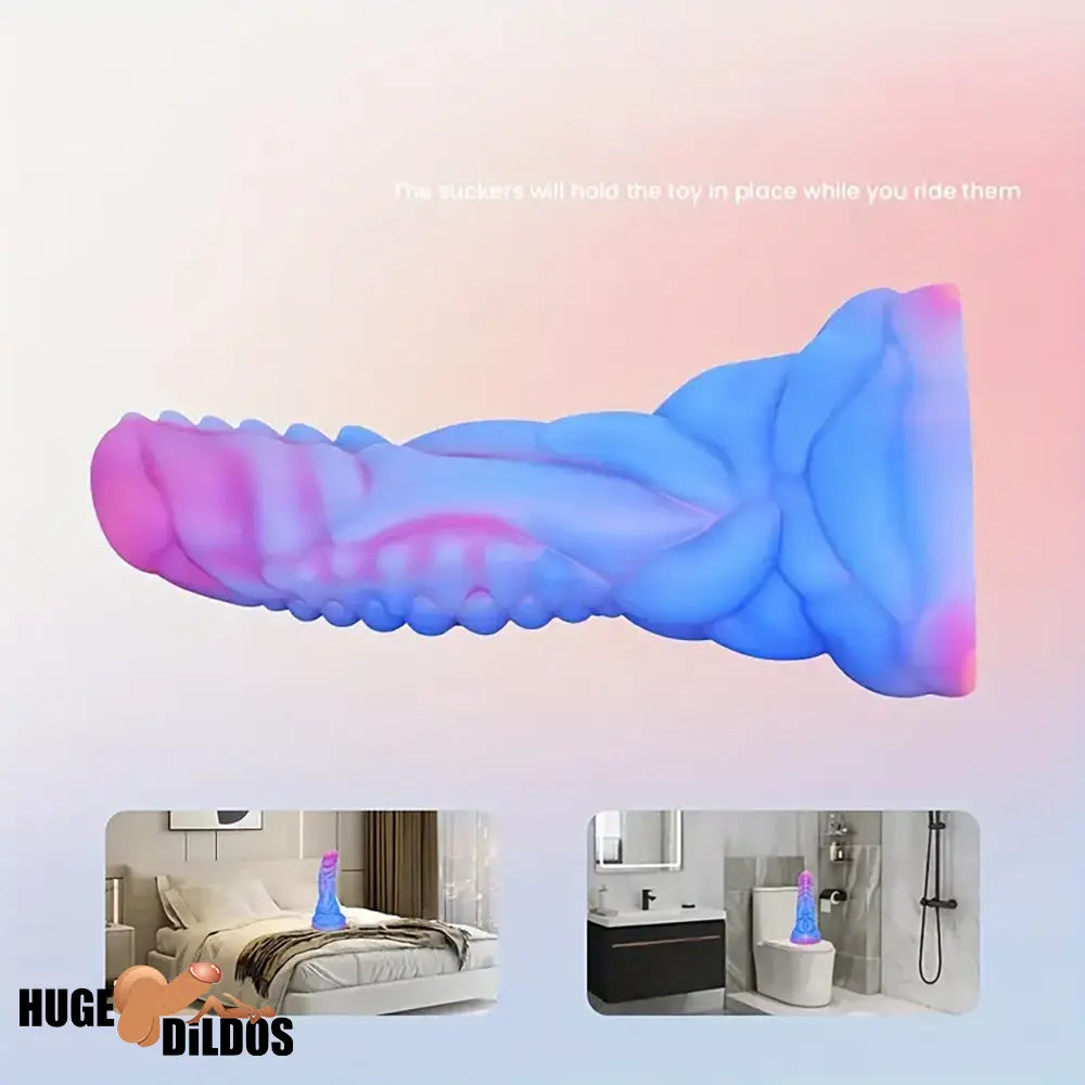 7.87in Fantasy Monster Silicone Soft Dildo Waterproof External Anal Opener