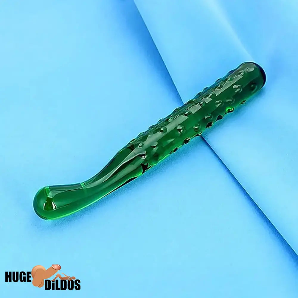 6.2in 7.5in 7.7in Multiple Colors Fruit Vegetable Crystal Glass Anal Dildo