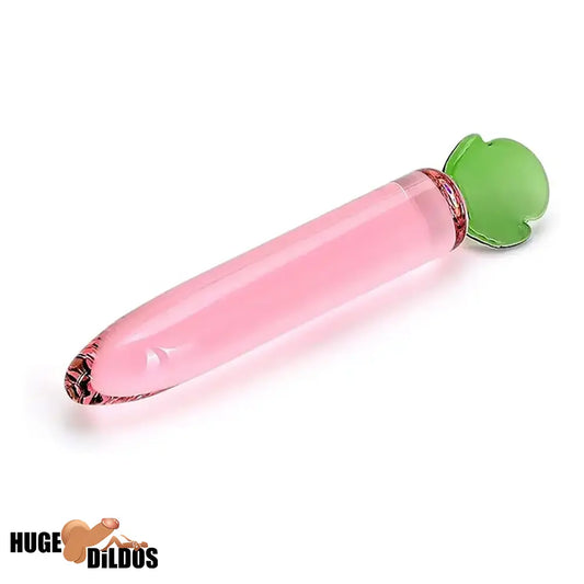 6.2in 7.5in 7.7in Multiple Colors Fruit Vegetable Crystal Glass Anal Dildo