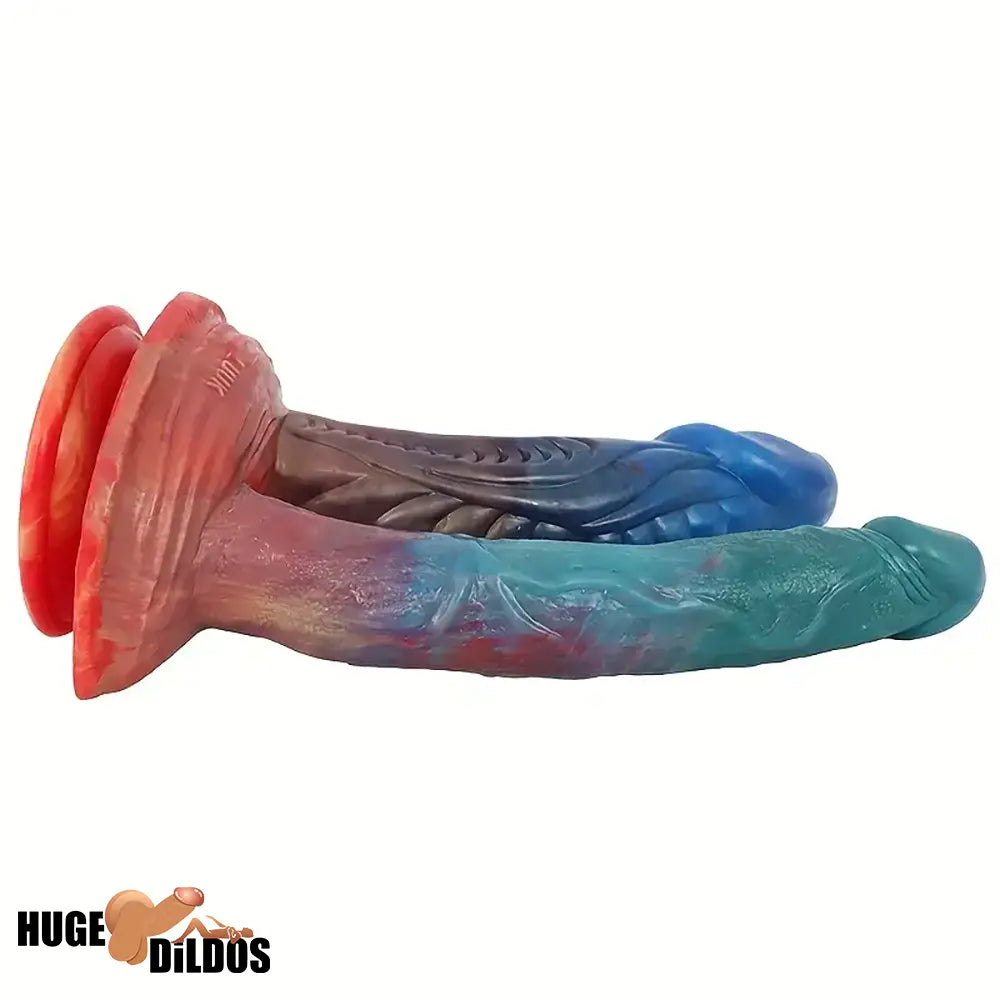 9.45in 10.63in Creature Silicone Big U-shaped Double-headed Monster Dildo