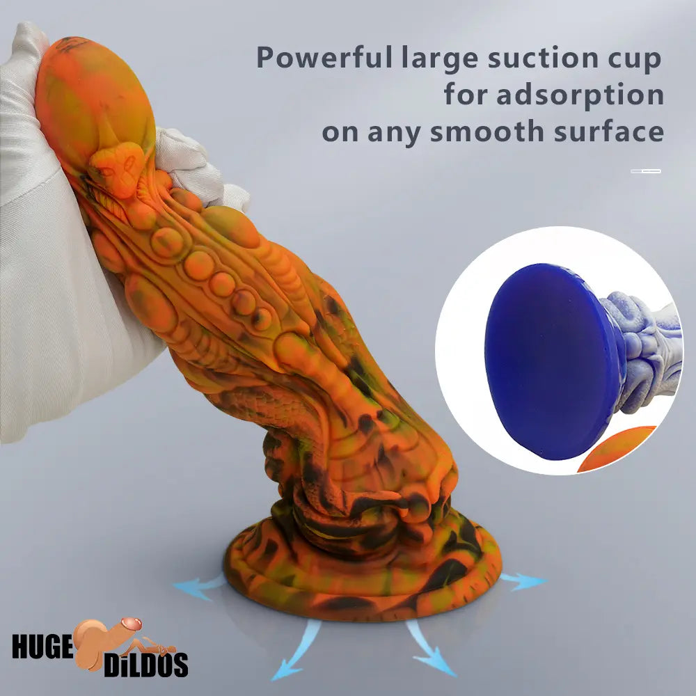 10.43in Big Dragon Monster Silicone Dildo For Anal Vaginal Sex G Spot Cock