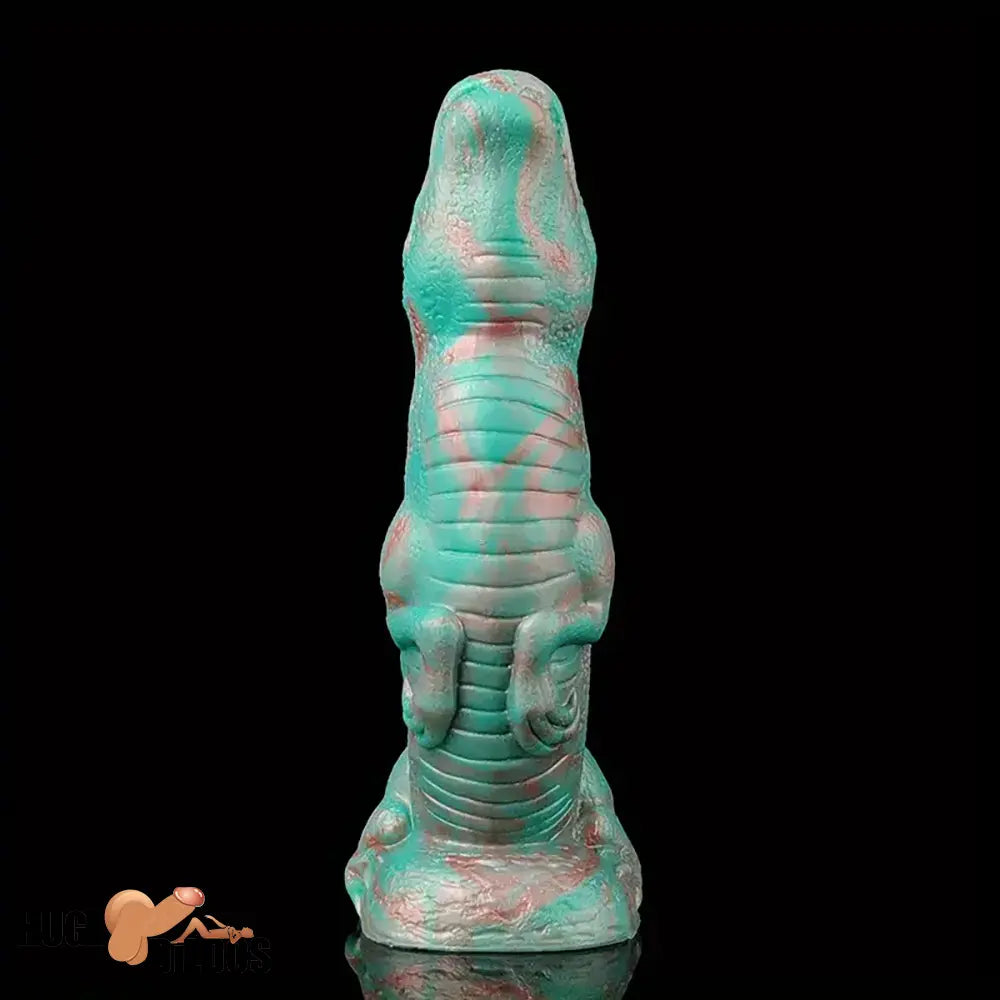 8.66in Fantasy Animal Dinosaur Monster Silicone Thick Soft Dildo For Play
