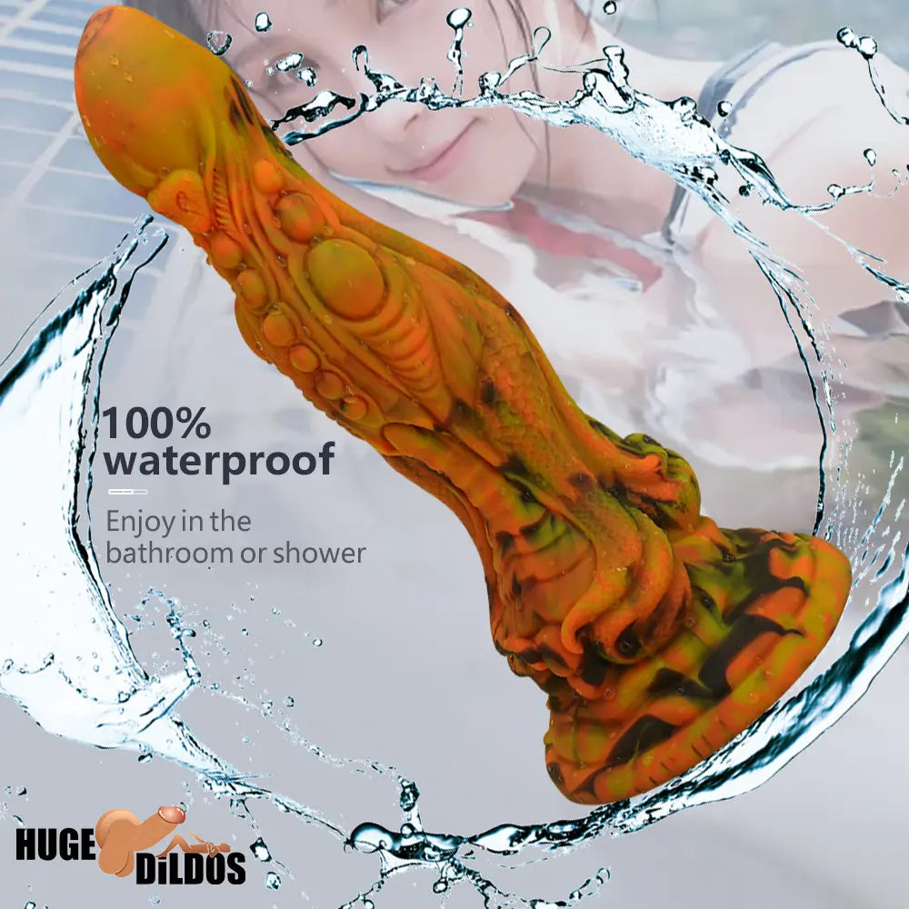 10.43in Big Dragon Monster Silicone Dildo For Anal Vaginal Sex G Spot Cock