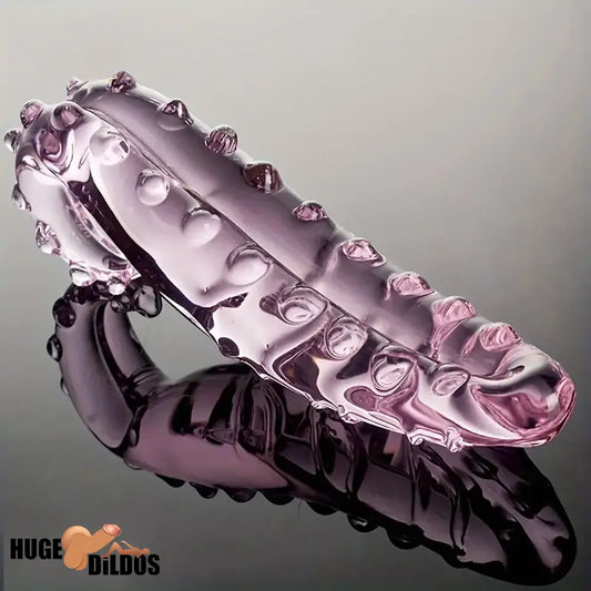 6.3in Glass Crystal Tentacle Octopus Durable Dildo For Female Sex Pleasure