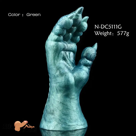 8.66in Fantasy Monster Hands Silicone Soft Dildo For Women G Spot Play