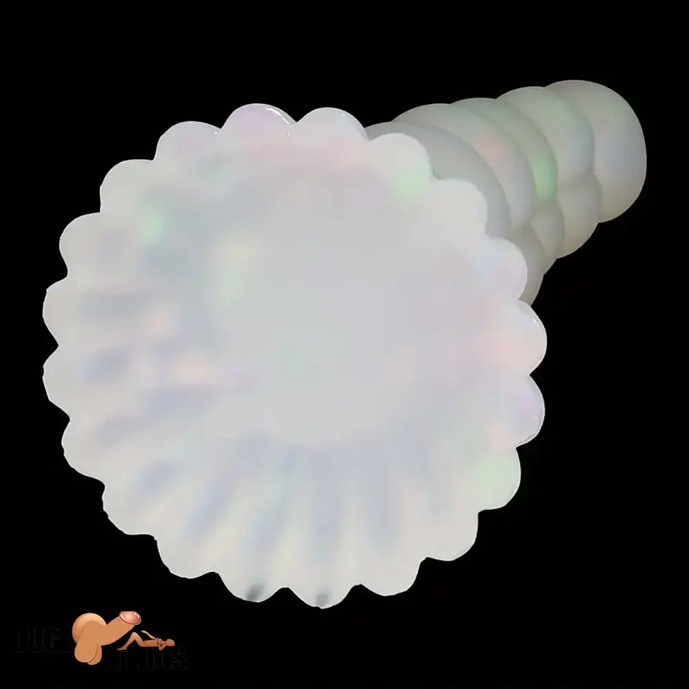 5.43in 8.86in Big Lifelike Jelly Glowing Dildo With Sucker Sex Toy Advancers