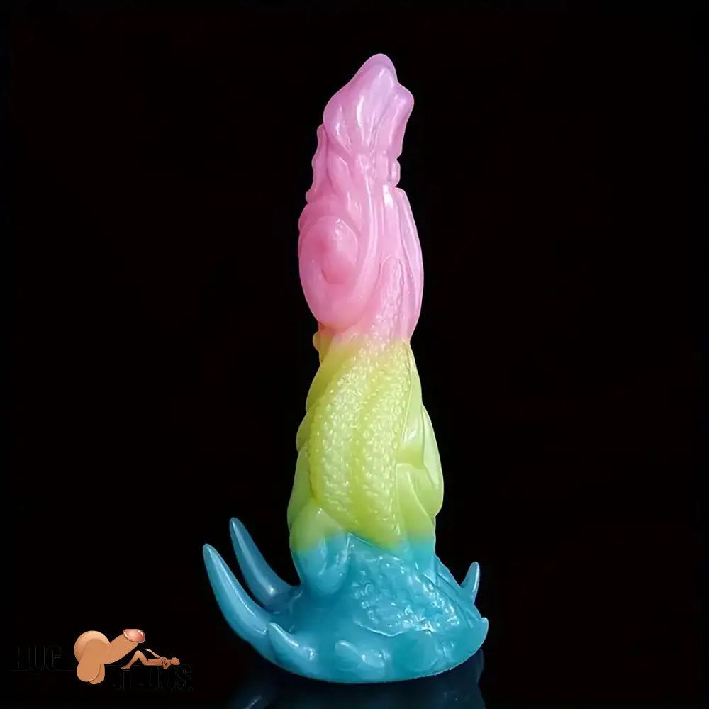 9.06in Silicone Dragon Big Soft Dildo For G-Spot Anal Stimulation Sex Clit