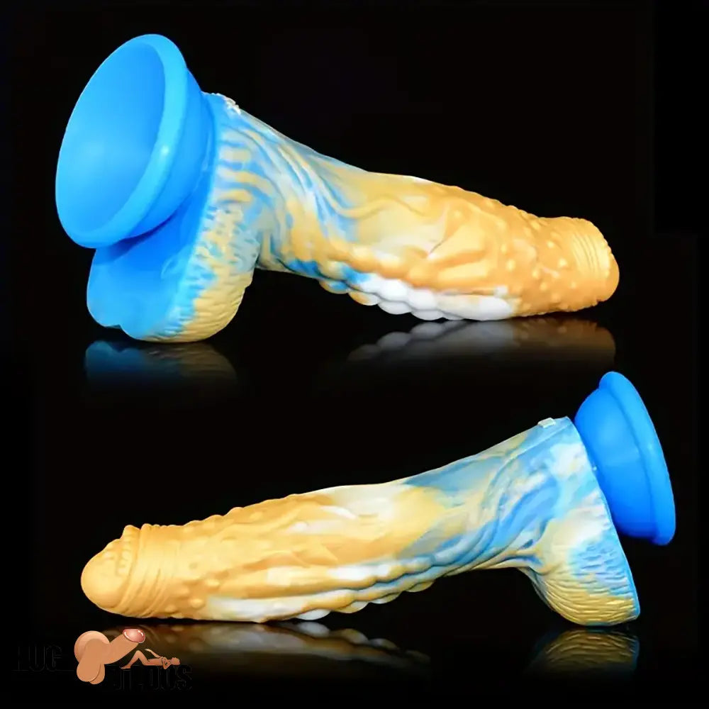 7.67in Silicone Fantasy Soft Dildo For G-Spot Anal Stimulation Adult Sex