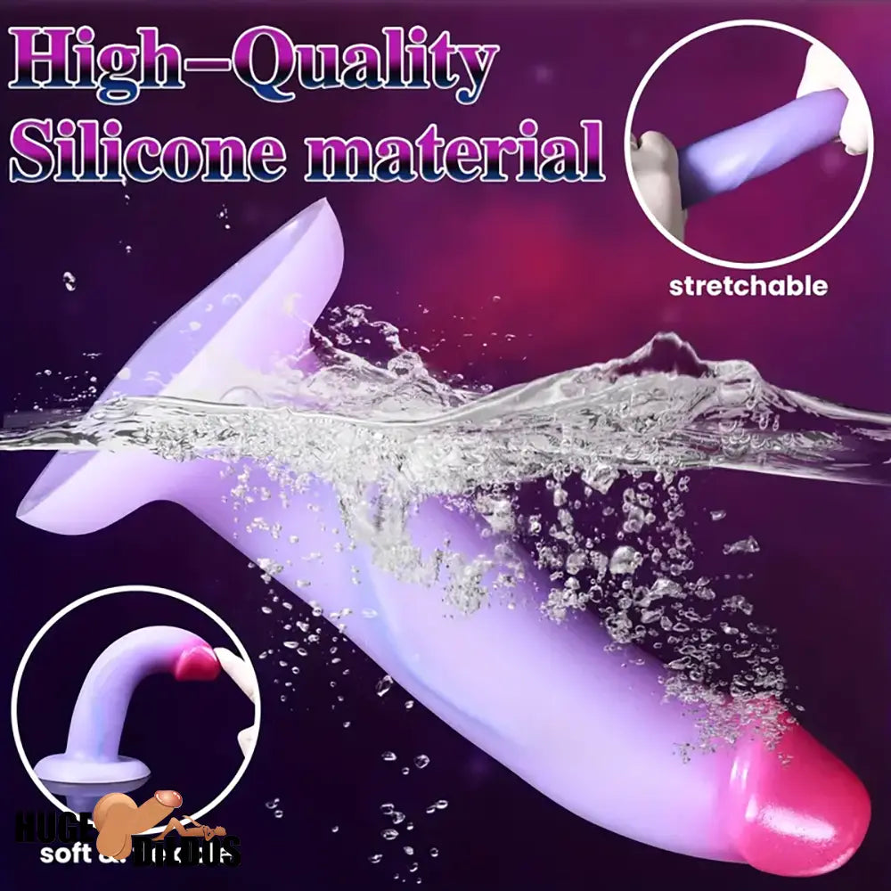 7.6in Realistic Silicone Soft Dildo Sex Toy For Women Men Sex Orgasm