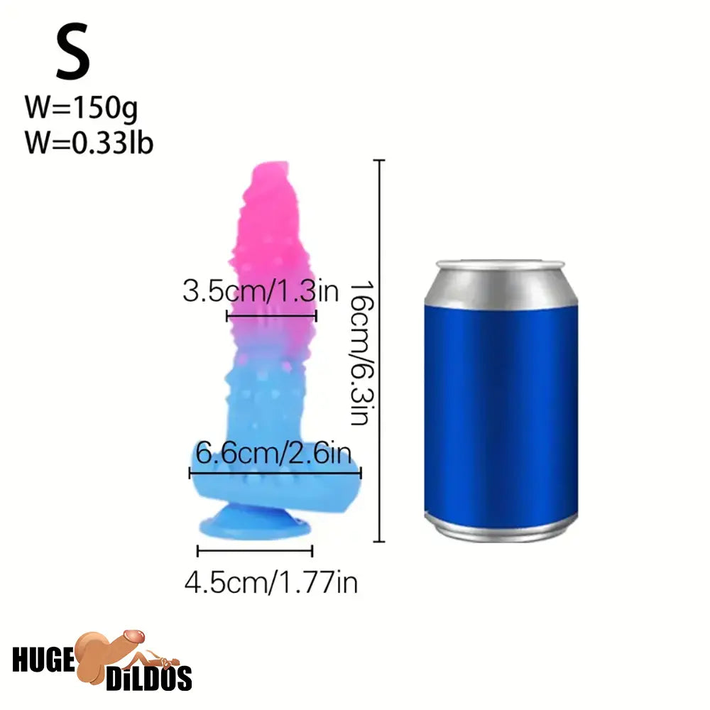 6.3in 7.08in 7.87in 9.05in 10.23in Silicone Fantasy Soft Dildo Hands-Free Play