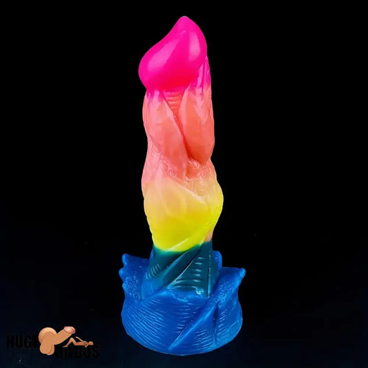 8.07in Silicone Fantasy Monster Big Soft Dildo For G-Spot Clit Stimulation