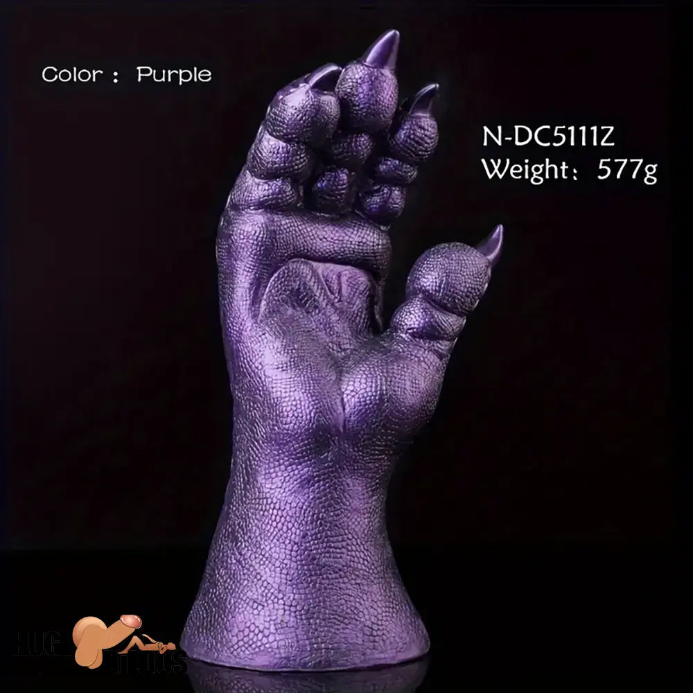 8.66in Fantasy Monster Hands Silicone Soft Dildo For Women G Spot Play