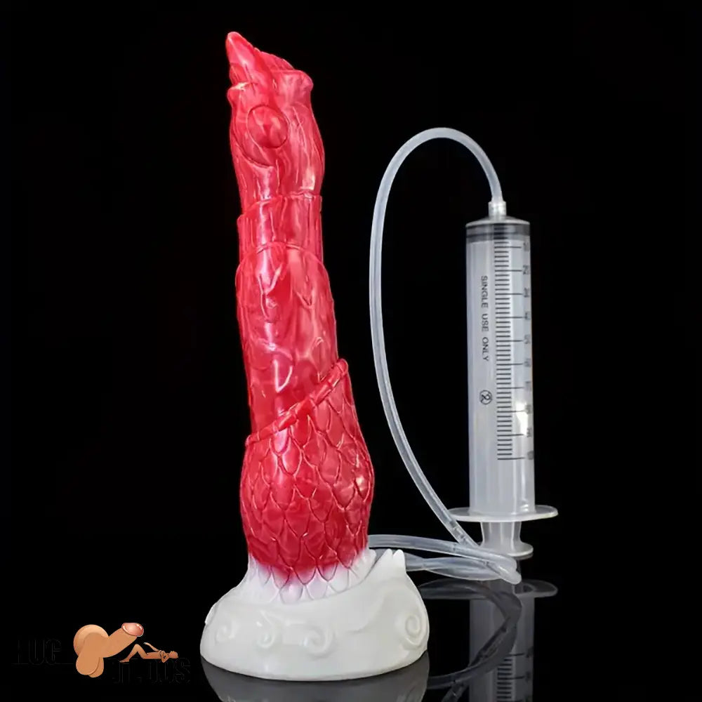 8.46in Body Safe Silicone Big Soft Dragon Dildo For Vagina Suction Cup