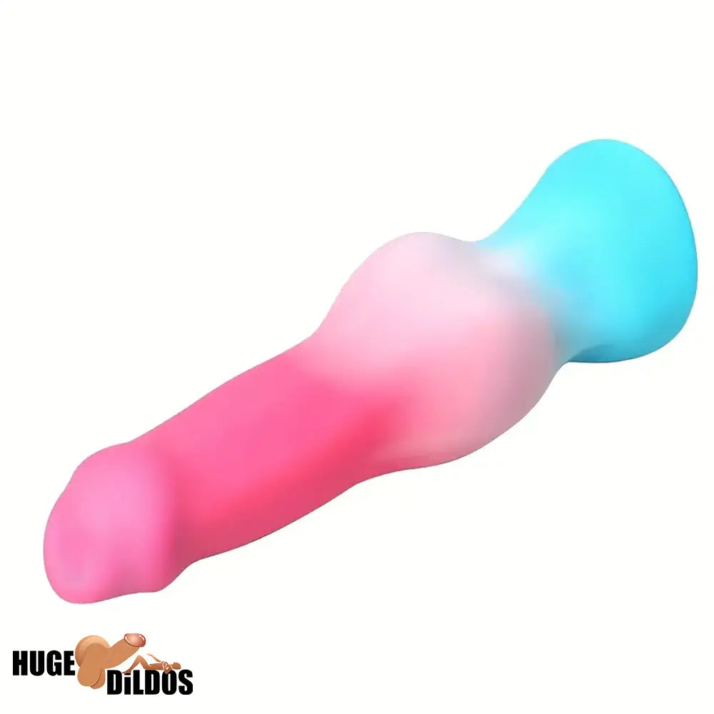 5.31in 7.09in 8.66in Fantasy Animal Dog Play knot Silicone Thick Soft Dildo