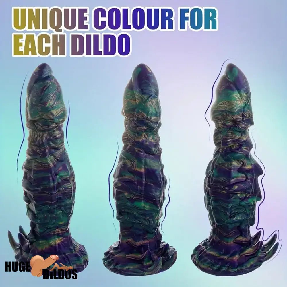 9.84in Body Safe Silicone Big Soft Monster Dildo For Body-Safe Suction Cup