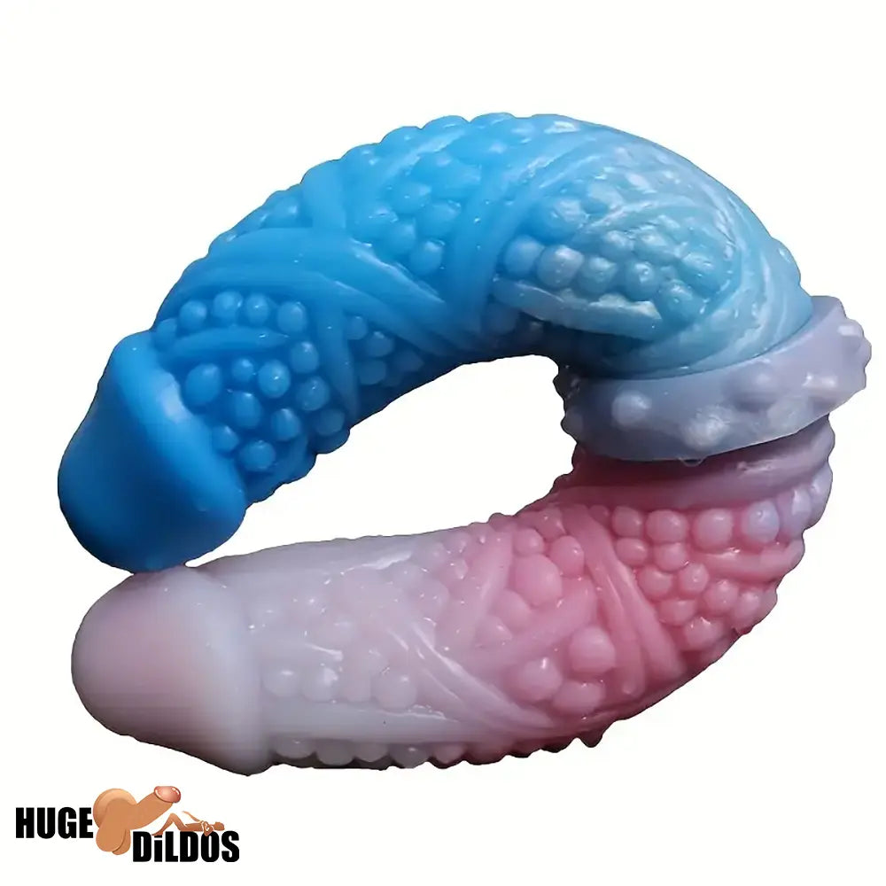 10.62in Tortoise Weird Silicone Soft Large Double-headed Fantasy Dildo