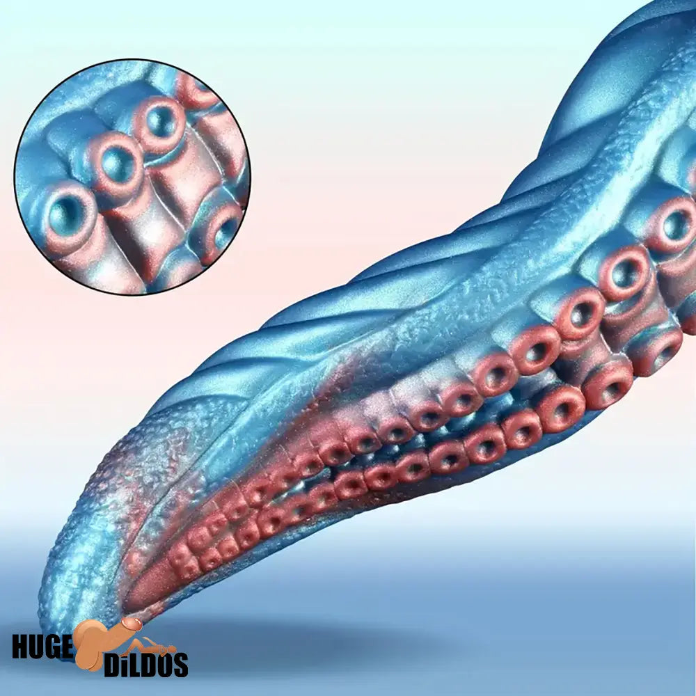 9.4in Silicone Octopus Tentacle Fantasy Thick Big Soft Dildo For Sex Toy