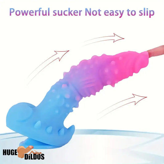 6.3in 7.08in 7.87in 9.05in 10.23in Silicone Fantasy Soft Dildo Hands-Free Play