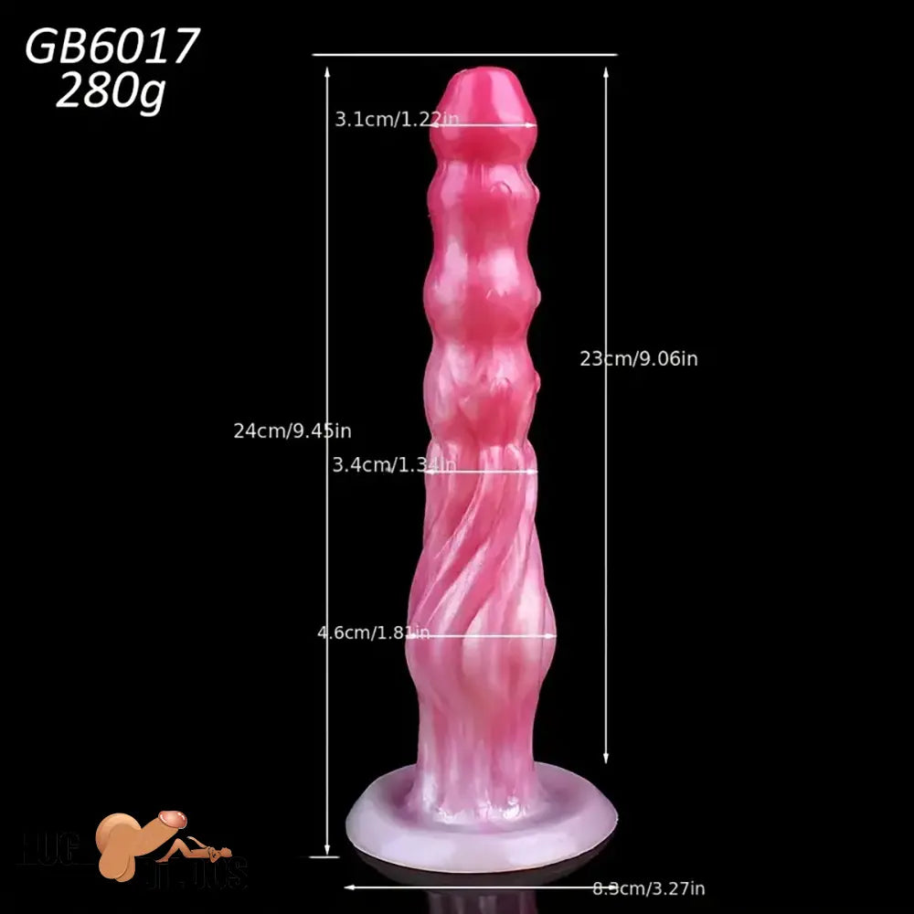 9.45in Soft Big Real Monster Silicone G Spot Dildo For Women Men Sex