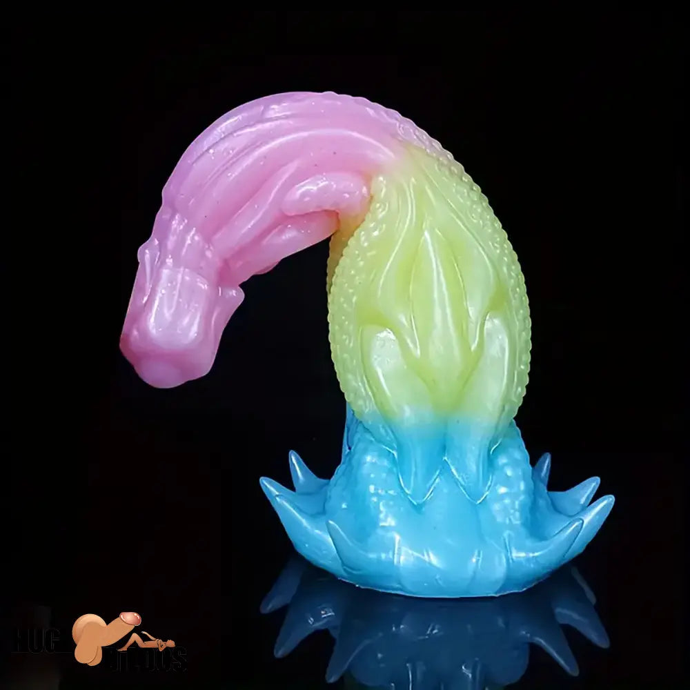 9.06in Silicone Dragon Big Soft Dildo For G-Spot Anal Stimulation Sex Clit
