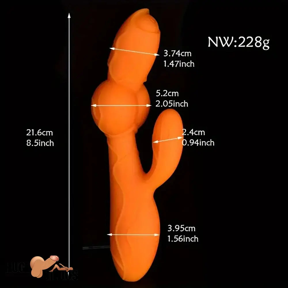8.5in Silicone Soft Big Dildo For Women Men G-Spot Vaginal Indoor Sex Toy