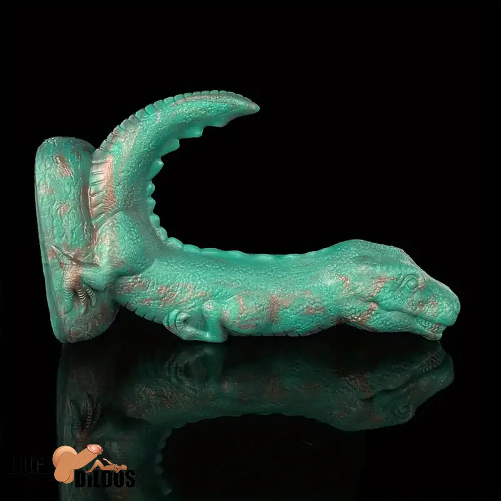8.66in Fantasy Animal Dinosaur Monster Silicone Thick Soft Dildo For Play