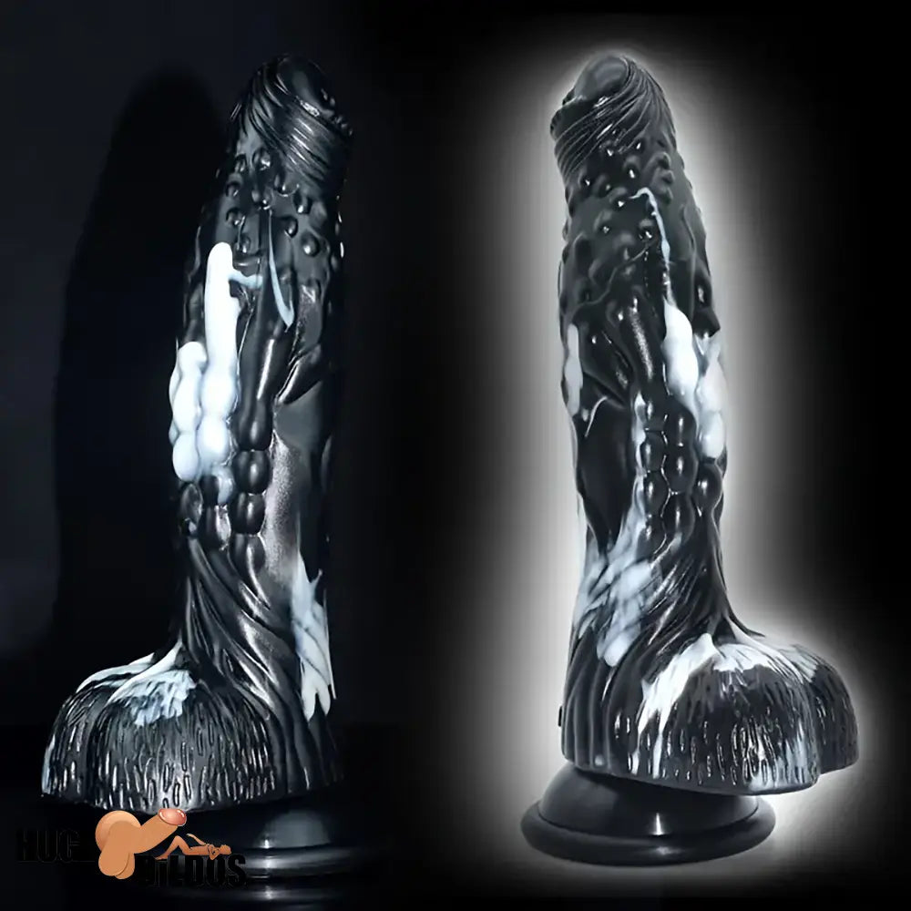 7.67in Silicone Fantasy Soft Dildo For G-Spot Anal Stimulation Adult Sex